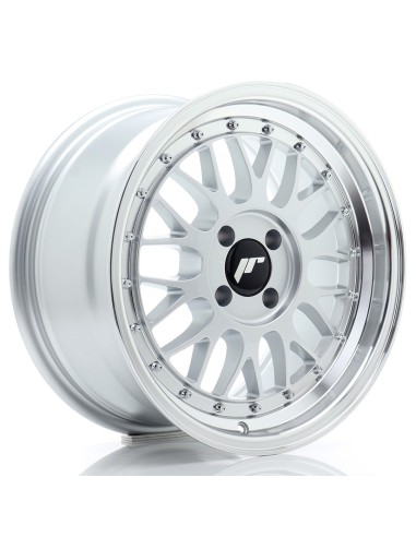 JR Wheels JR23 16x8 ET35 4x100 Hyper Silver w/ Machined Lip
