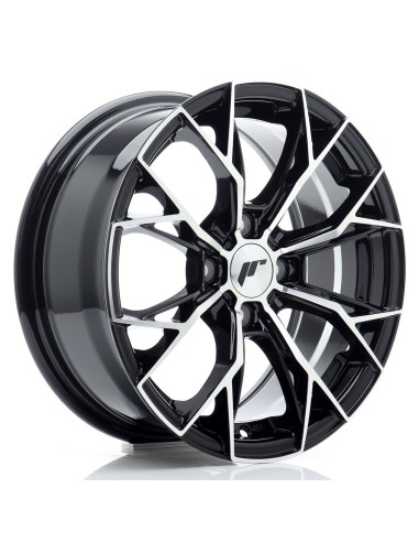 JR Wheels JR49 15x6,5 ET35 4x100 Gloss Black Machined Face