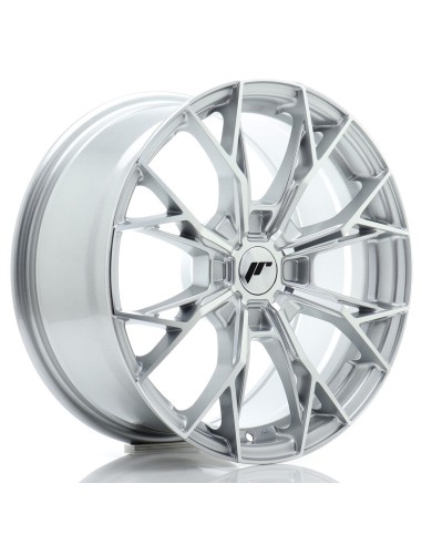 JR Wheels JR49 17x8 ET20-40 4H BLANK Silver Machined Face