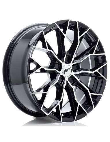 JR Wheels JR49 18x8 ET20-42 5H BLANK Gloss Black Machined Face