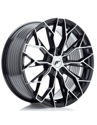JR Wheels JR49 19x8 ET20-40 5H BLANK Gloss Black Machined Face