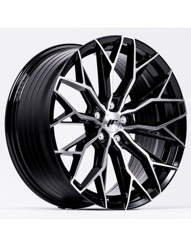 JR Wheels JR49 20x10 ET20-48 5H BLANK Gloss Black Machined Face