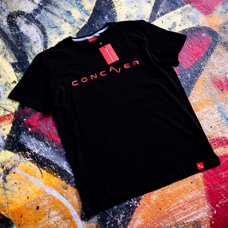 Concaver Men's T-Shirt Logo Black Size M