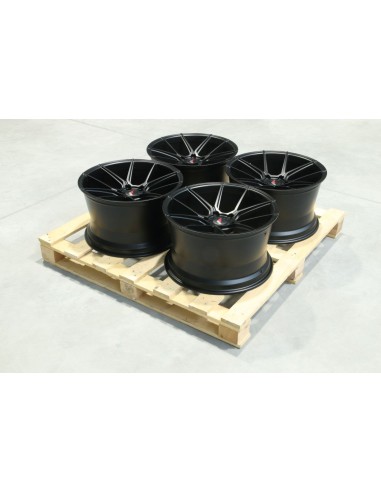 Set of JR30 19x11 ET15 5x112 Matt Black