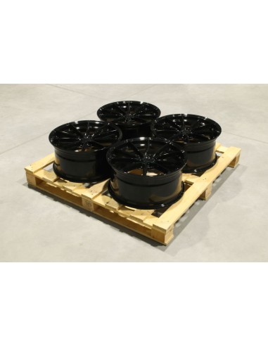 Set of JR37 19x8,5 ET45 5x112 Gloss Black