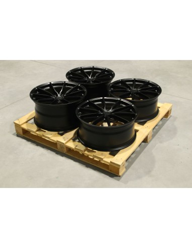Set of JR37 20x8,5 ET35 + 20x10 ET45 5x114,3 Matt Black