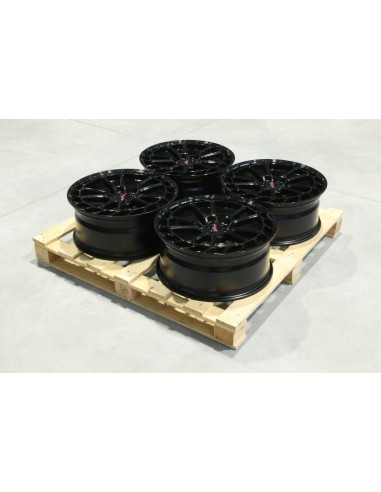 Set of JR45 20x8,5 ET45 5x112 Gloss Black