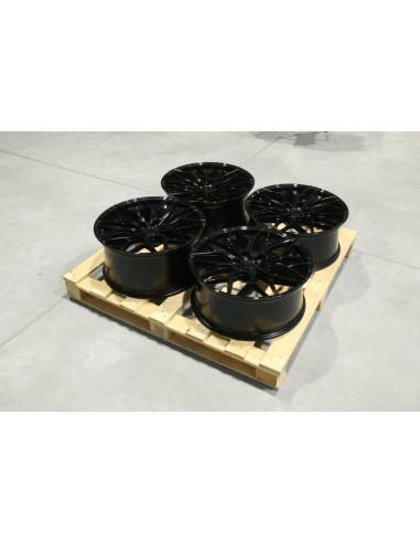 Set of JR46 20x8,5 ET38 + 20x9,5 ET28 5x112 Gloss Black