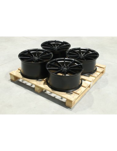 Set of SL02 20x9,5 ET34 + 20x10,5 ET35 5x112 Matt Black