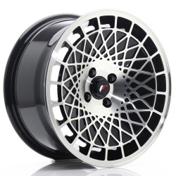 JR Wheels JR14 16x8 ET15 4x100 Gloss Black Machined Face