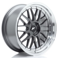 JR Wheels JR23 20x10,5 ET20-45 5H BLANK Hyper Gray w/ Machined Lip