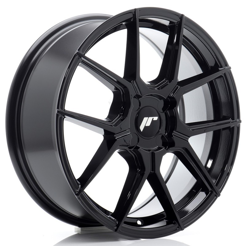 JR Wheels JR30 17x7 ET20-40 4H BLANK Gloss Black