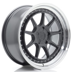 JR Wheels JR47 18x8,5 ET15-35 5H BLANK Hyper Gray w/ Machined Lip