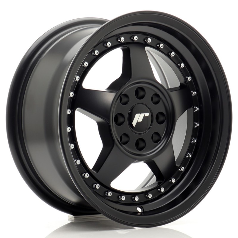 JR Wheels JR6 15x7 ET25 4x100/108 Matt Black