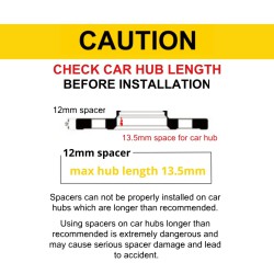 JRWS2 Spacers 12mm 5x100/112 57,1 57,1 Black 2