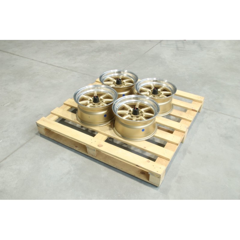 Set of JR19 14x7 ET0 4x100/114,3 Gold