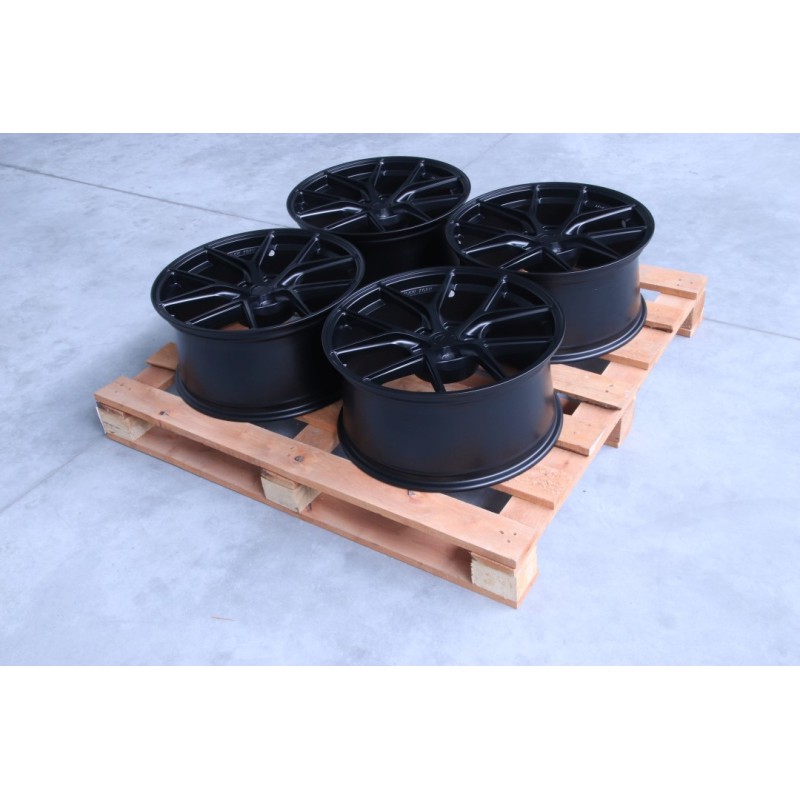 Set of SL01 19x9 ET20 5x100 Matt Black